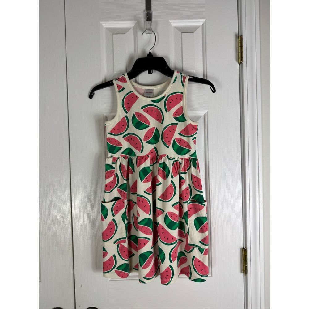 Hanna Andersson Girls Watermelon Dress Size 130 US 8